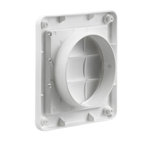 Main product image of 4" White Plastic Louvered Vent