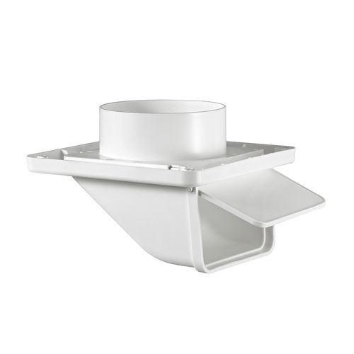 Main product image of 4" White Plastic Under Eave Vent