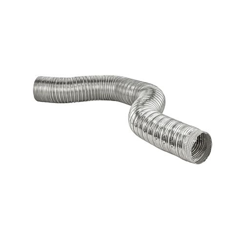 Main product image of 4" x 8' Aluminum Flexible Semi-Rigid Duct w/ Crimped End