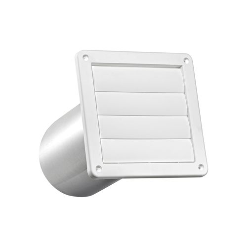 Main product image of 6" Plastic Louvered Vent w/  11" Tail Pipe