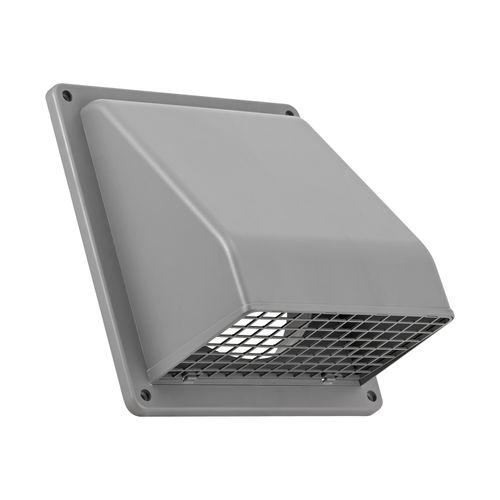 Main product image of 8" Gray Plastic Wall Cap