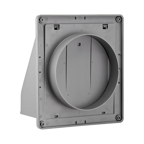 Main product image of 8" Gray Plastic Wall Cap