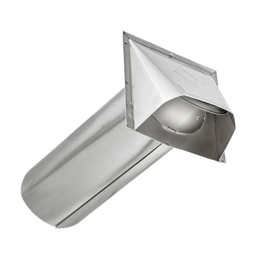 Main product image of 3" Aluminum Preferred Hood Wall Vent w/ Tail Pipe