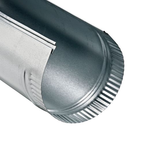 Main product image of 8" x 24" Galvanized Snap-Lock Pipe - 30 Gauge