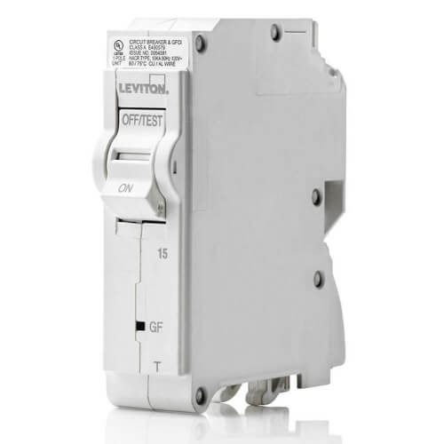 Main product image of 15A 1-Pole GFPE Thermal Magnetic Branch Circuit Breaker (120V)