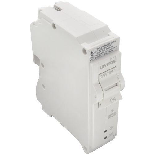 Main product image of 15A 1-Pole 2nd Gen Smart GFCI Branch Circuit Breaker w/ Remote Control (120V)