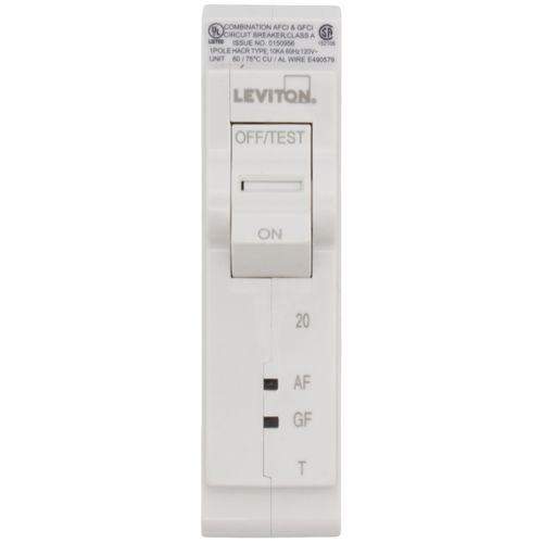 Main product image of 20A 1-Pole GFCI Thermal Magnetic Branch Circuit Breaker (120V)