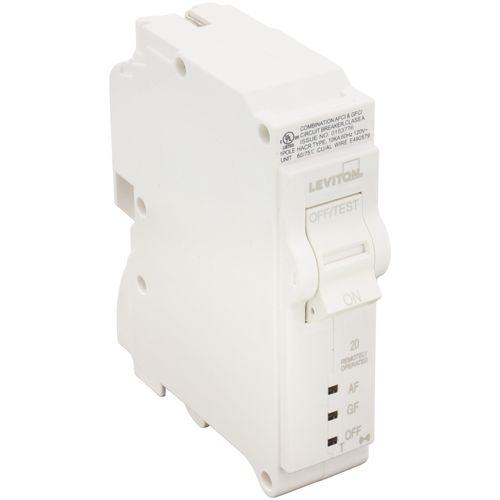 Main product image of 20A 1-Pole 2nd Gen Smart AFCI/GFCI Branch Circuit Breaker w/ Remote Control (120V)
