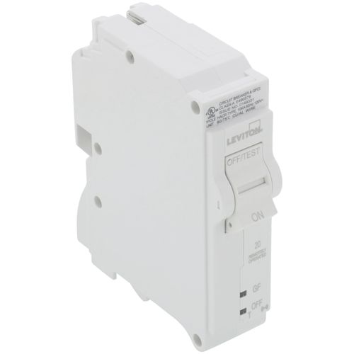 Main product image of 20A 1-Pole 2nd Gen Smart GFCI Branch Circuit Breaker w/ Remote Control (120V)