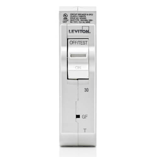 Main product image of 30A 1-Pole GFPE Thermal Magnetic Branch Circuit Breaker (120V)