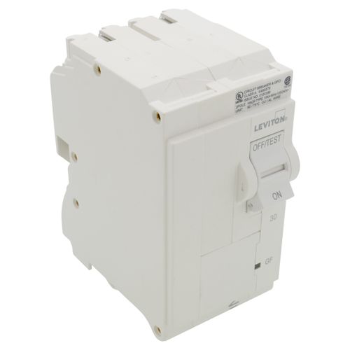 Main product image of 30A 2-Pole GFCI Thermal Magnetic Branch Circuit Breaker (120/240V & 120/208V)