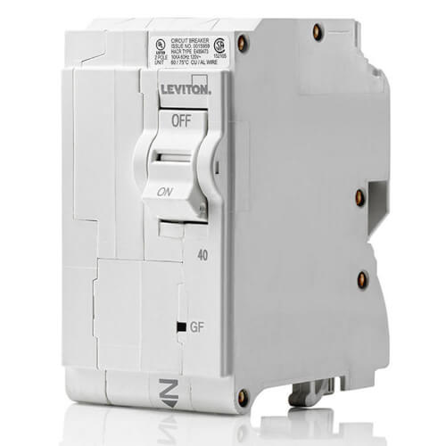 Main product image of 40A 2-Pole GFPE Hydraulic Magnetic Branch Circuit Breaker (120/240V)