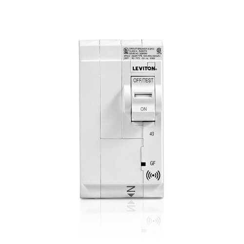 Main product image of 40A 2-Pole Smart GFCI Hydraulic Magnetic Branch Circuit Breaker (120/240V)