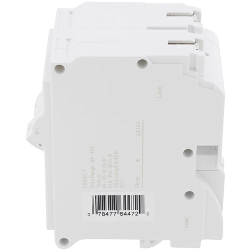 Main product image of 50A 2-Pole GFCI Thermal Magnetic Branch Circuit Breaker (120/240V & 120/208V)