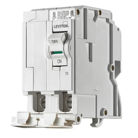 Main product image of 70A 2-Pole Standard Hydraulic Magnetic Branch Circuit Breaker (120/240V)