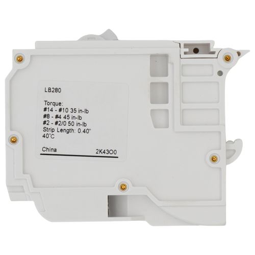 Main product image of 80A 2-Pole Standard Hydraulic Magnetic Branch Circuit Breaker (120/240V)