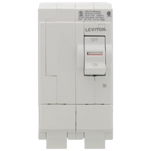 Main product image of 90A 2-Pole Standard Hydraulic Magnetic Branch Circuit Breaker (120/240V)