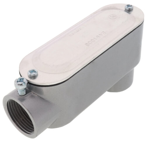 Main product image of 1" EMT & Rigid LB Combination Conduit Body w/ Cover and Gasket - Aluminum
