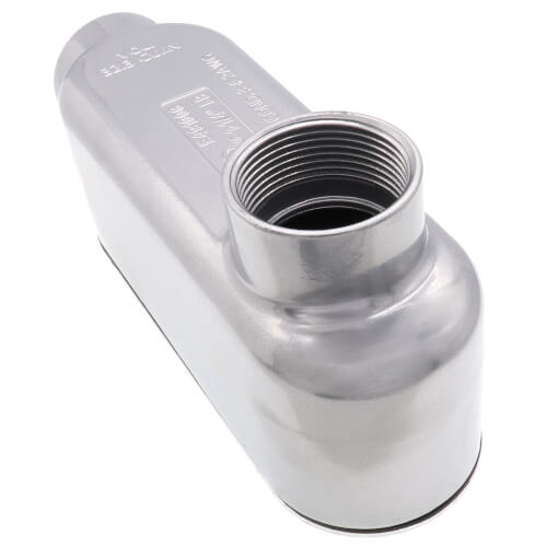 Main product image of 1-1/4" Rigid Threaded LB Conduit Body with Cover and Gasket - Aluminum