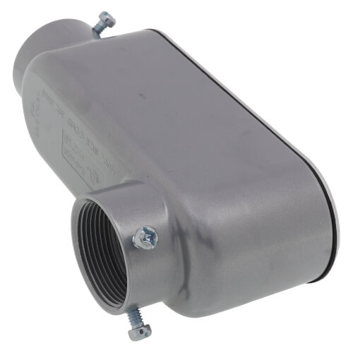 Main product image of 1-1/2" EMT & Rigid LB Type Combination Conduit Body w/ Cover and Gasket - Aluminum