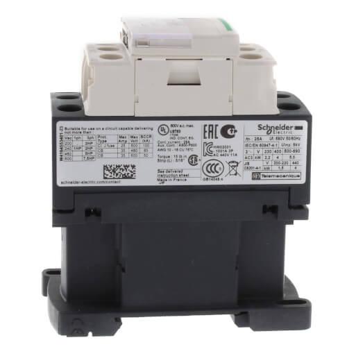 Main product image of 3 Pole N/O Definite Purpose Contactor, 9A (220V)