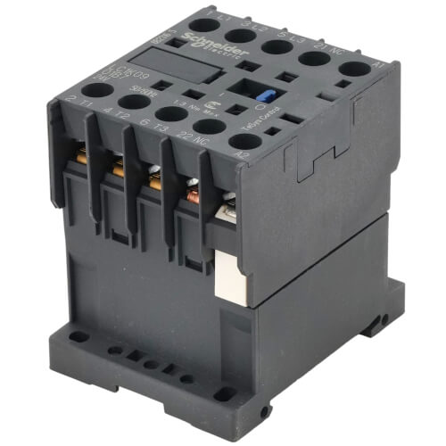 Main product image of TeSys K Mini IEC Non-Reversing Contactor (9A Inductive/20A Resistive, 24V Coil, 3P)