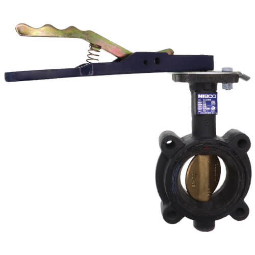 Main product image of 3" Lug Cast Iron Butterfly Valve, EPDM, Lever Handle (200 PSI)