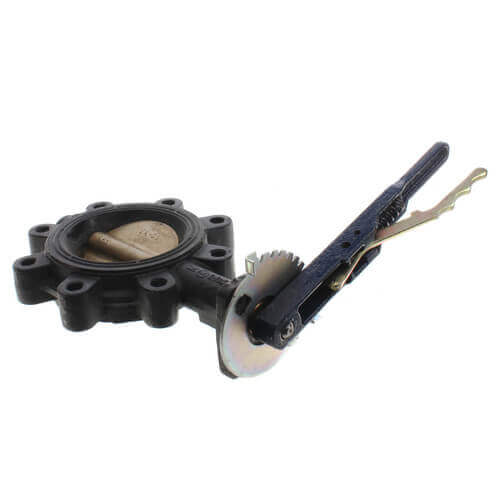 Main product image of 6" Lug Cast Iron Butterfly Valve, EPDM, Lever Handle (200 PSI)