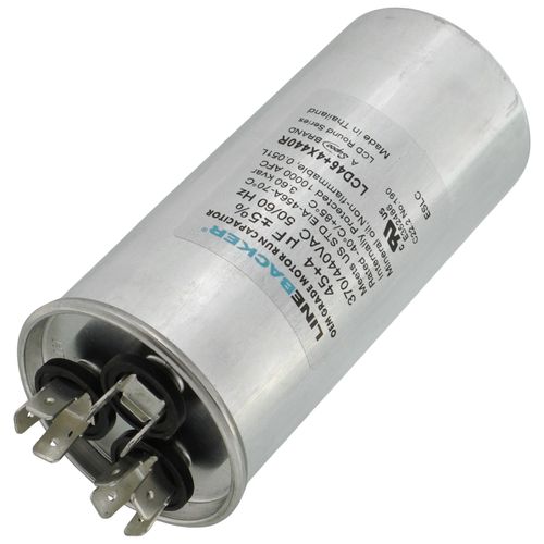 Main product image of 45/4 MFD Round Linebacker Dual Run Capacitor (440V/370V), LCD45+4X440R