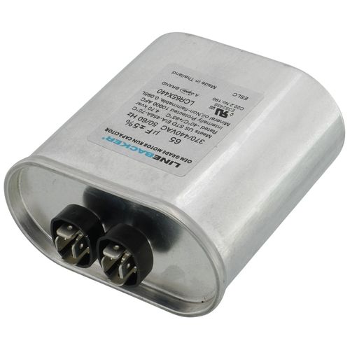 Main product image of 65 MFD Oval Linebacker Run Capacitor (440V/370V), LCR65X440