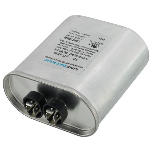 Main product image of 70 MFD Oval Linebacker Run Capacitor (440V/370V), LCR70X440
