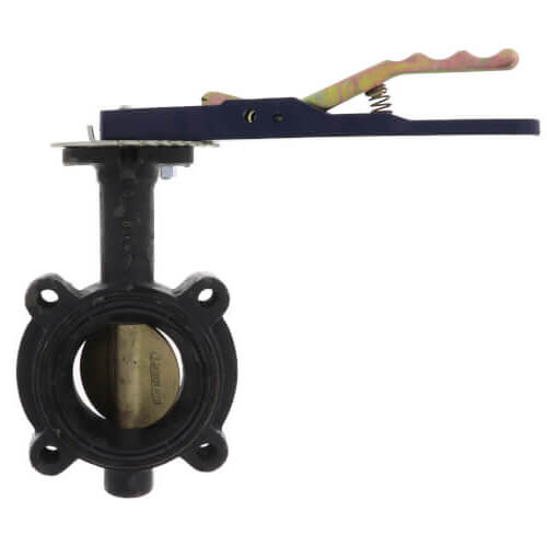 Main product image of 6" Lug Ductile Iron Butterfly Valve, EPDM, Lever Handle (200 PSI)