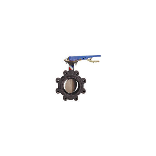 Main product image of 3" Lug Ductile Iron Butterfly Valve, EPDM, Iron Disc, Lever Handle (250 PSI)