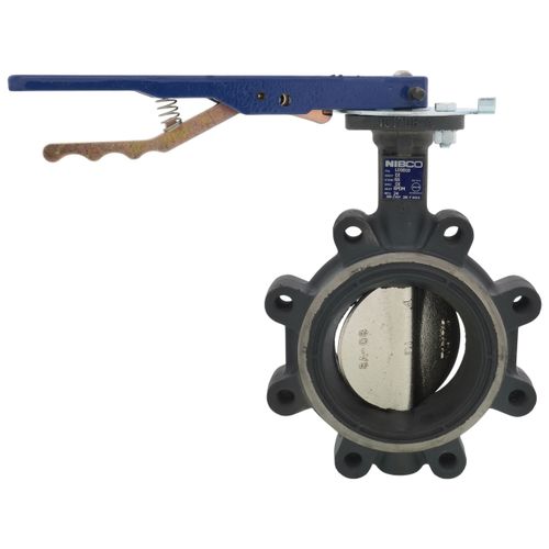 Main product image of 4" Lug Ductile Iron Butterfly Valve, EPDM, Iron Disc, Lever Handle (250 PSI)