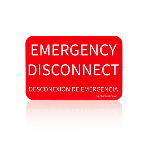 LDSCL Leviton LDSCL Emergency Disconnect Label (10 per Pack)