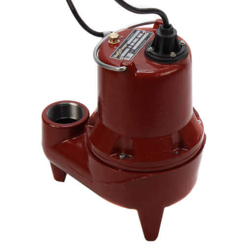 Main product image of 4/10 HP Manual Submersible Sewage Pump - 115v - 25 ft Cord, 2" Discharge
