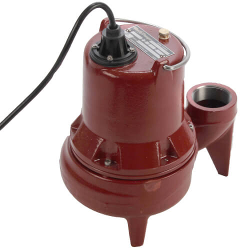 Main product image of 1/2 HP Manual Submersible Sewage Pump - 115v - 10 ft Cord - 2" Discharge