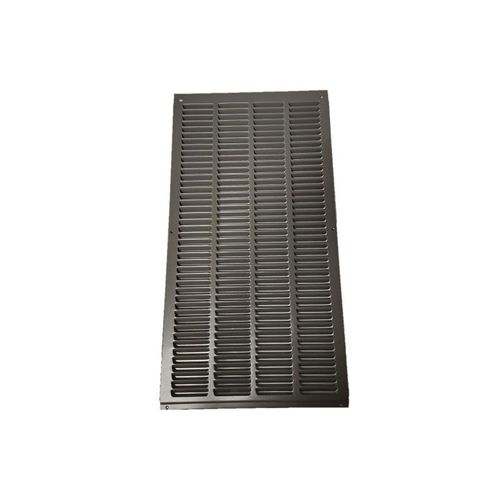 Main product image of 608866-13, Merit Ac Louvered Center Panel, (W X H): 24 X 28" Nominal Size, Quartz Gray Finish, 14U47