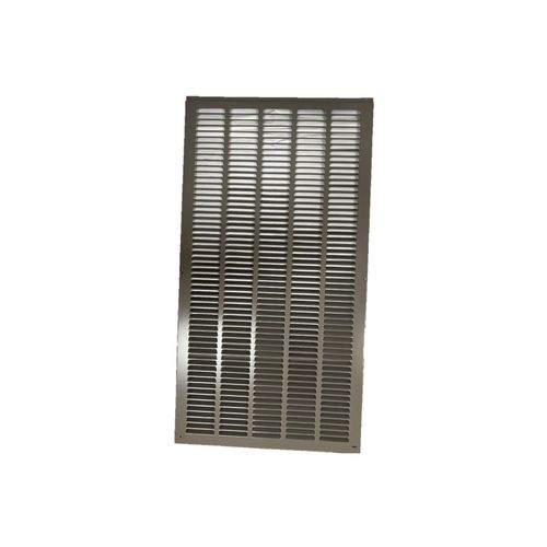 Main product image of 608866-27, Merit Ac Louvered Center Panel, (W X H): 28 X 36" Nominal Size, Quartz Gray Finish, 14U52