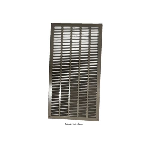 Main product image of 608866-28, Merit Ac Louvered Center Panel, (W X H): 28 X 42" Nominal Size, Quartz Gray Finish, 14U53