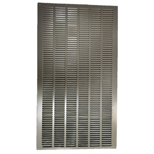 Main product image of 608866-36, Merit Ac Louvered Center Panel, (W X H): 32 X 42" Nominal Size, Quartz Gray Finish, 14U57
