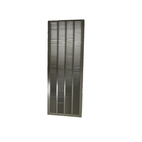 Main product image of 608866-19, Merit Ac Louvered Right Panel, (W X H): 28 X 42" Nominal Size, Quartz Gray Finish, 14U65