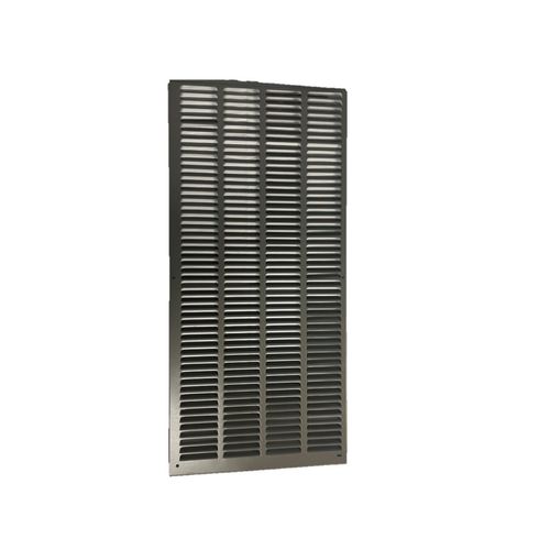 Main product image of 608866-09, Merit Ac Louvered Left Panel, (W X H): 28 X 32" Nominal Size, Quartz Gray Finish, 14U75