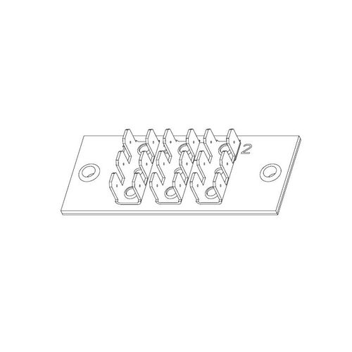 Main product image of 18L1701, Terminal Strip, 3 Position, 3.19 X 1.31", 18L17