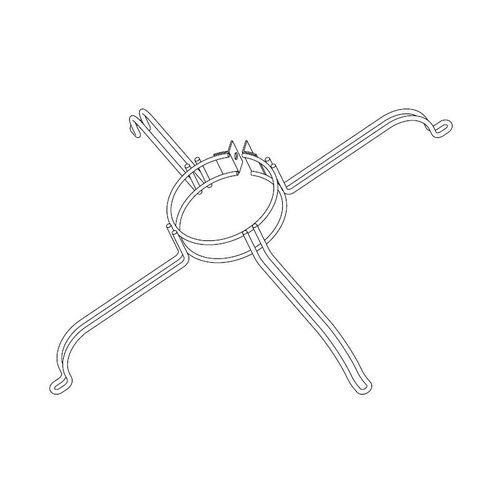 Main product image of 101612-01, 4-Leg Motor Mount, 48 Frame, 24.375" Bolt Circle, 36W68
