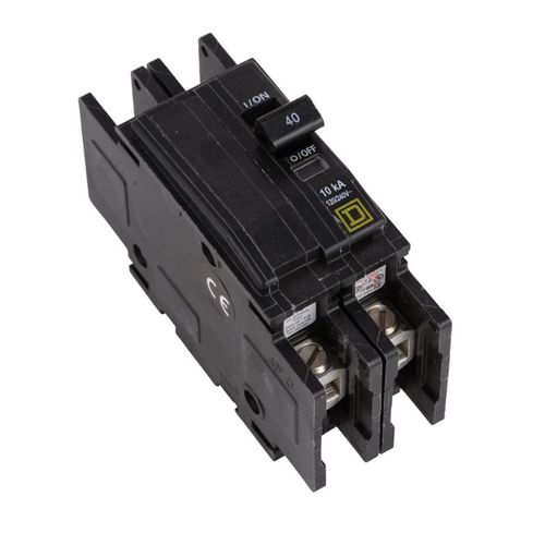 Main product image of 49K1401, Circuit Breaker, 2 Pole, 40A, 120/240V, Common Trip, 49K14