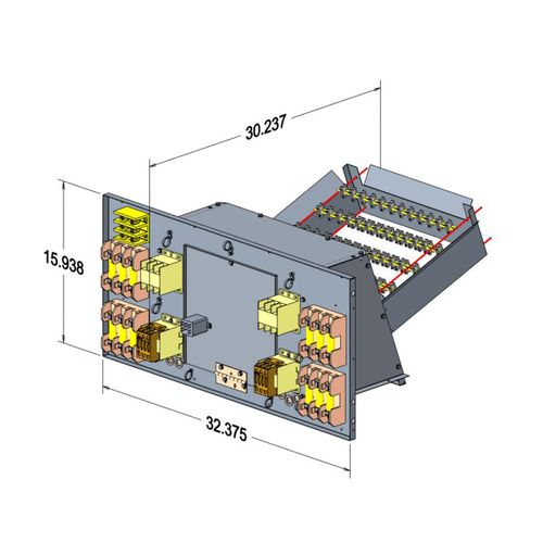 Main product image of C1Eh0150B-1G, Electric Heat Kit, 15 Kw, 460 Vac 3 Ph, 56W42