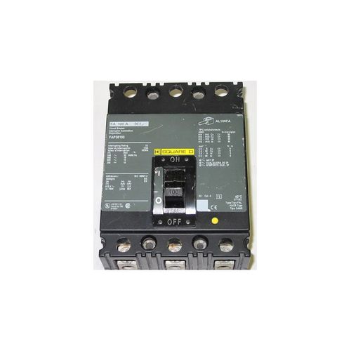 Main product image of 102528-12, Circuit Breaker, 3 Pole, 100A, 600V, Type Fap, Molded Case, 68W21