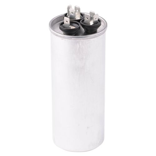 Main product image of 100335-04, 35/4 Mfd Dual Run Capacitor, 370 Vac, Round, 89M72