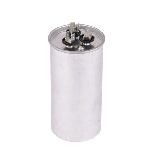 Main product image of 100335-24, 80/7.5 Mfd Dual Run Capacitor, 370 Vac, Round, 89M91
